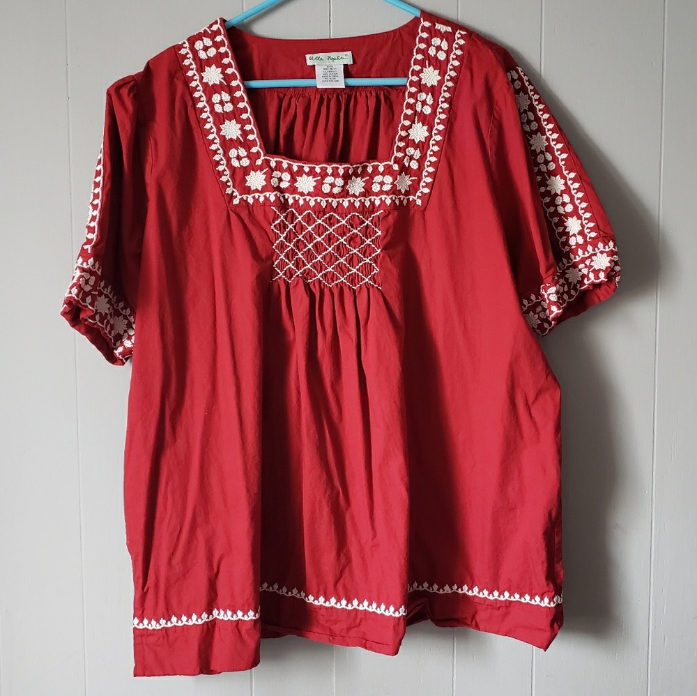 Red blouse 20/22
